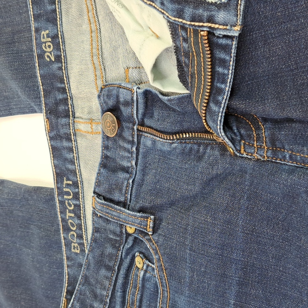 J. Crew Low Rise Bootcut Blue Jeans Size 26R - Picture 14 of 16